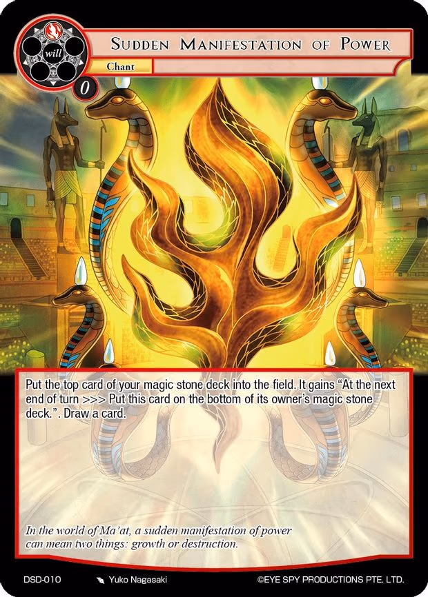 Sudden Manifestation of Power