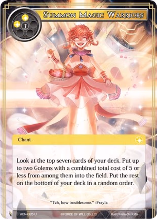 Summon Magic Warriors - Uncommon (ACN-025)
