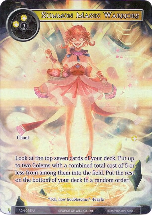 Summon Magic Warriors - Uncommon (ACN-025)