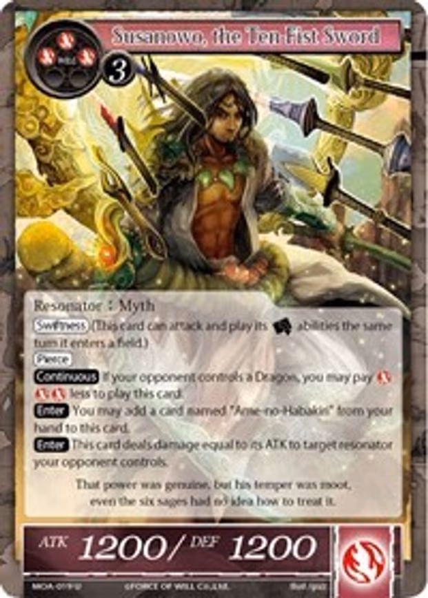Susanowo, the Ten-Fist Sword - Uncommon (MOA-019)