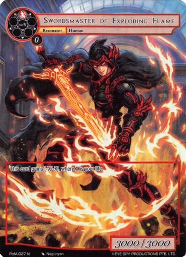 Swordsmaster of Exploding Flame - Normal (PofA-027)