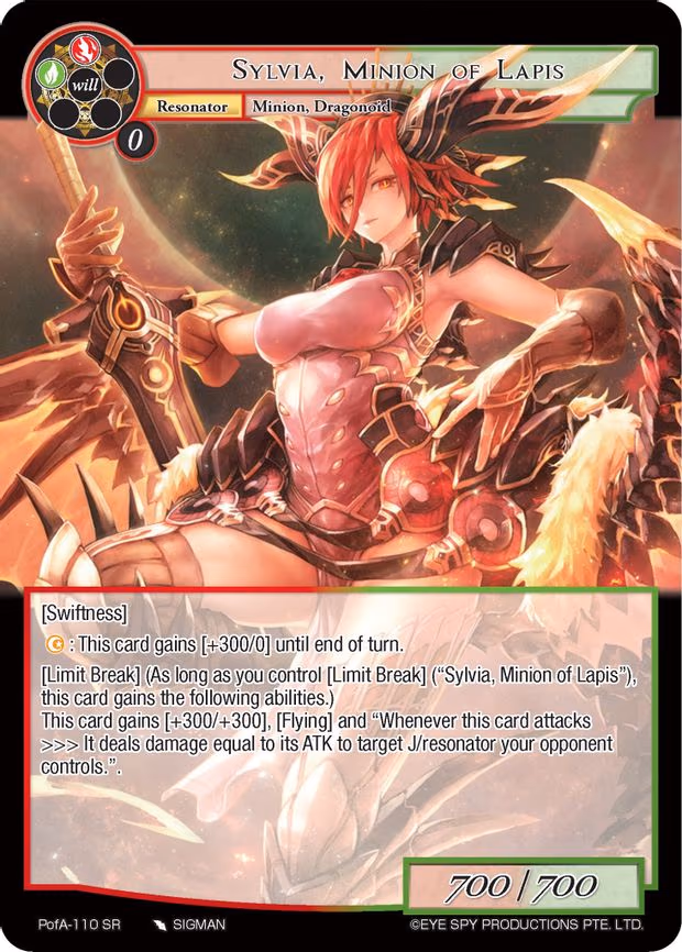 Sylvia, Minion of Lapis - Super Rare (PofA-110)