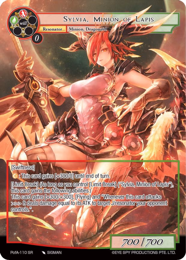 Sylvia, Minion of Lapis - Super Rare (PofA-110)
