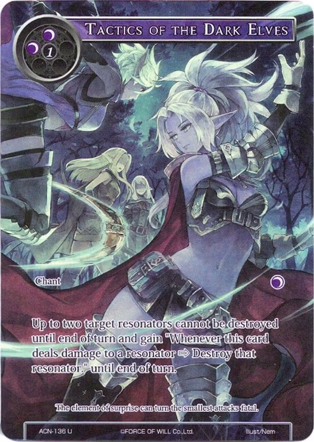 Tactics of the Dark Elves - Uncommon (ACN-136)