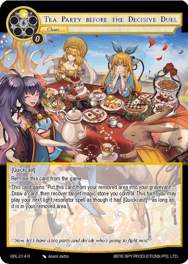 Tea Party before the Decisive Duel - Rare (GRL-014)