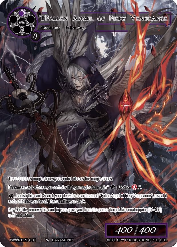 TFallen Angel of Fiery Vengeance - Promo (World2023-001)