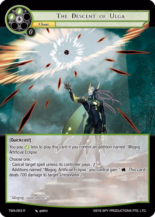 The Descent of Ulga - Rare (TWS-063 R)