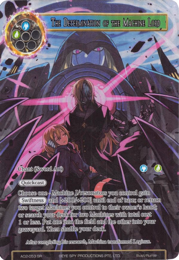The Determination of the Machine Lord - Super Rare (AO2-053)