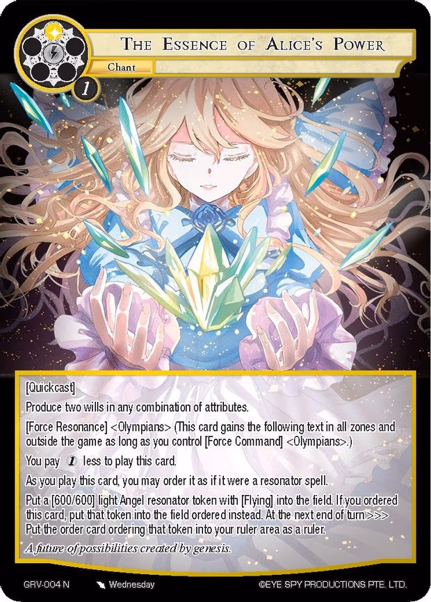 The Essence of Alice's Power - Normal (GRV-004)