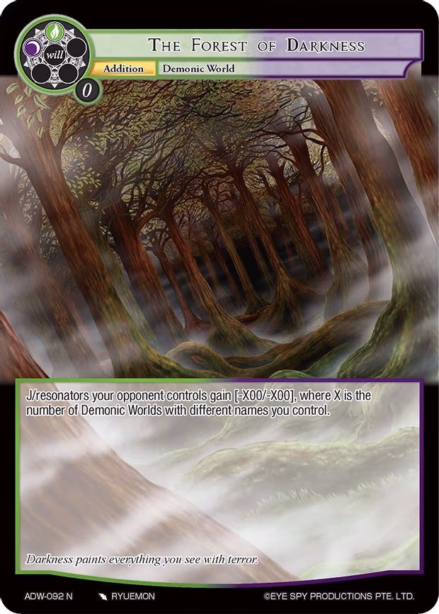 The Forest of Darkness - Normal (ADW-092)
