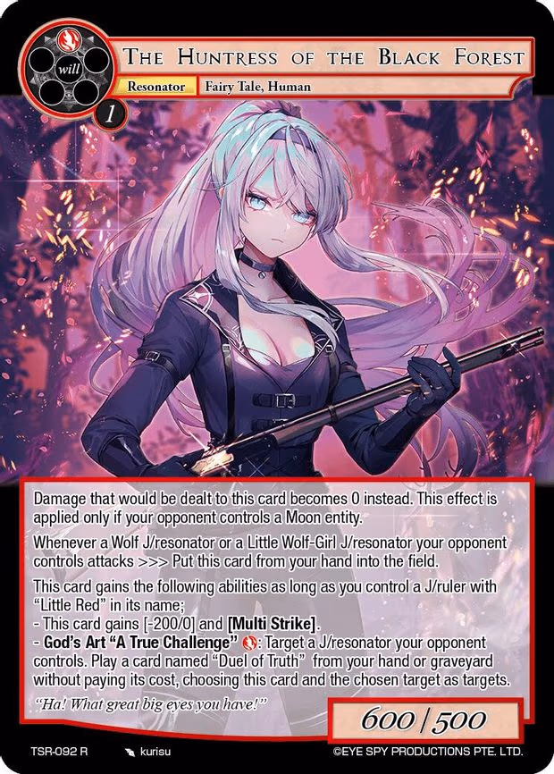 The Huntress of the Black Forest - Rare (TSR-092 R)