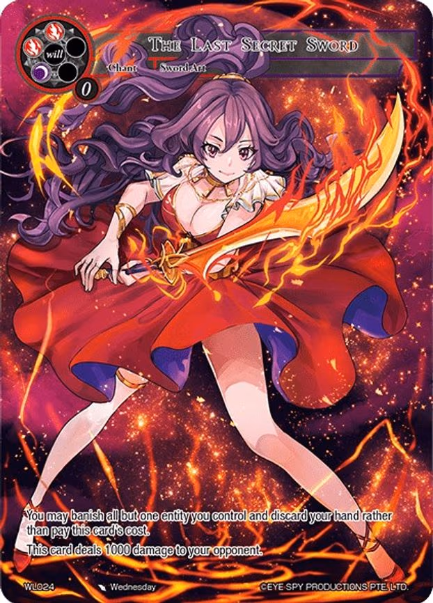 The Last Secret Sword - Rare (WL024)