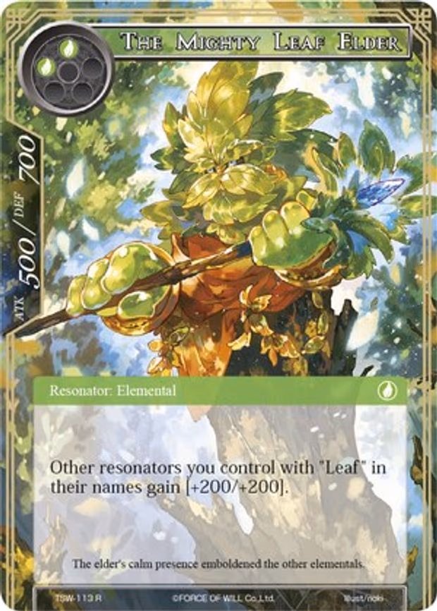 The Mighty Leaf Elder - Rare (TSW-113)