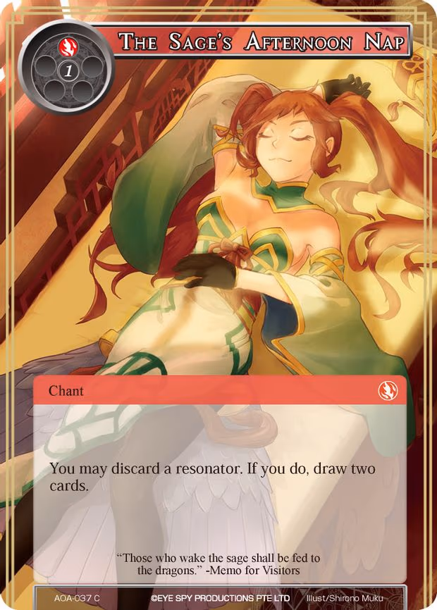 The Sage's Afternoon Nap - Common (AOA-037)