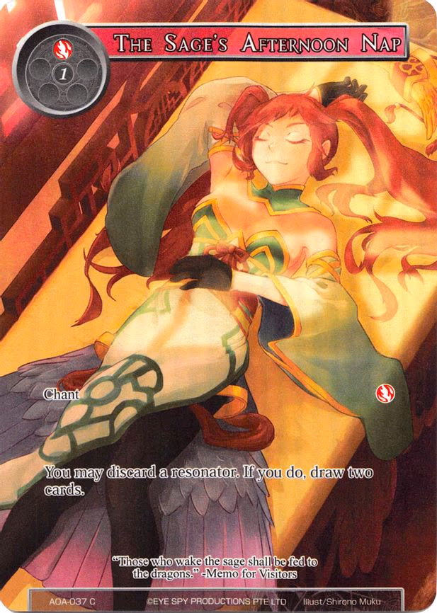 The Sage's Afternoon Nap - Common (AOA-037)