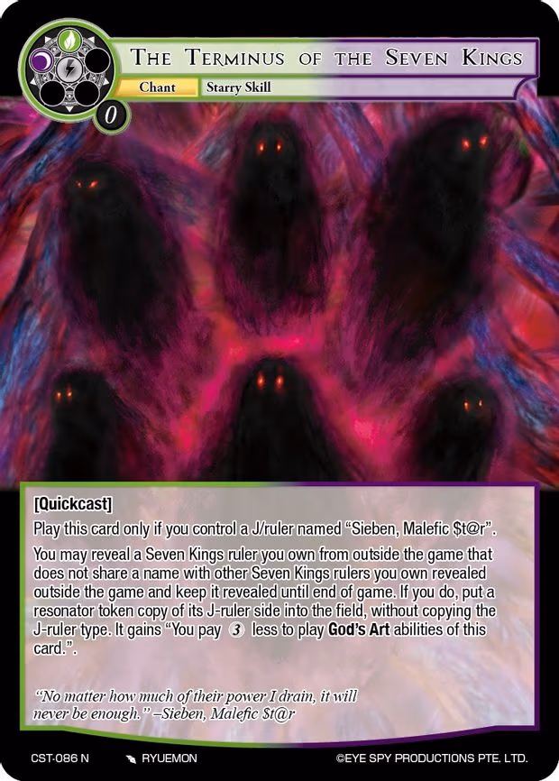 The Terminus of the Seven Kings - Normal (CST-086 N)