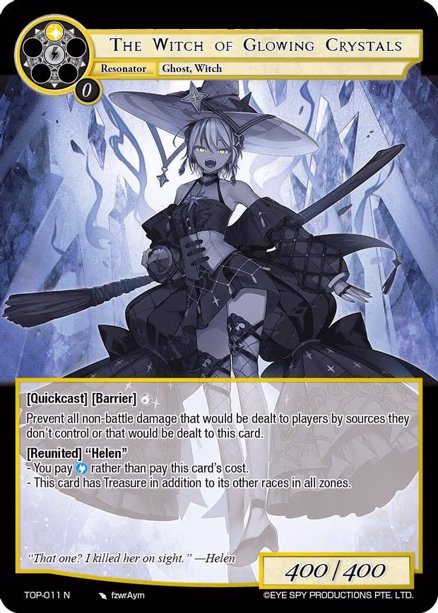 The Witch of Glowing Crystals - Normal (TOP-011 N)
