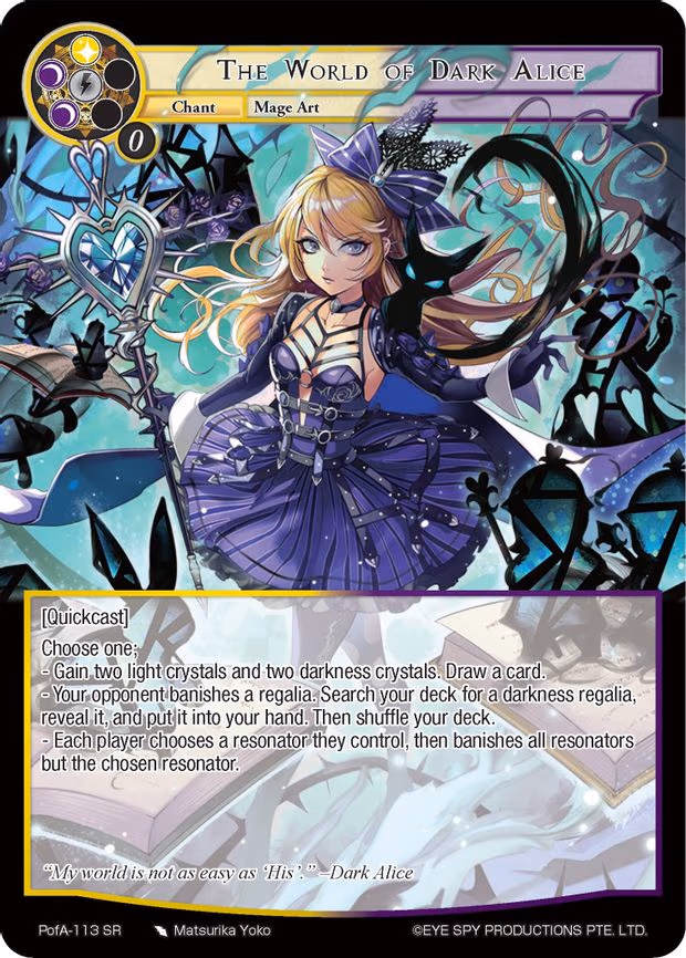 The World of Dark Alice - Super Rare (PofA-113)