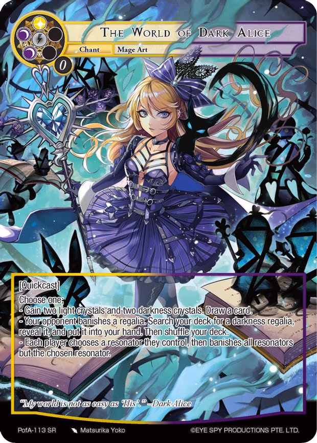 The World of Dark Alice - Super Rare (PofA-113)