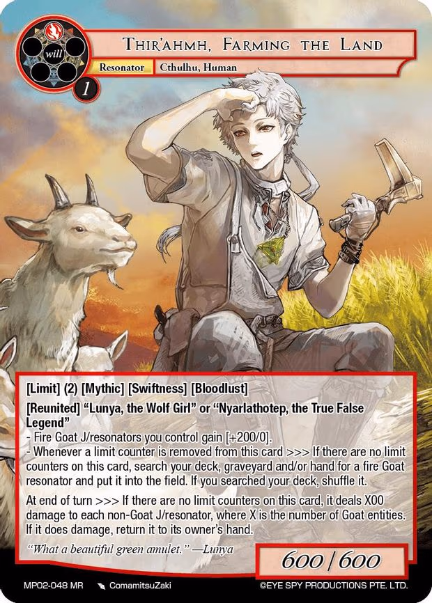 Thir'ahmh, Farming the Land - Marvel Rare (MP02-048 MR)