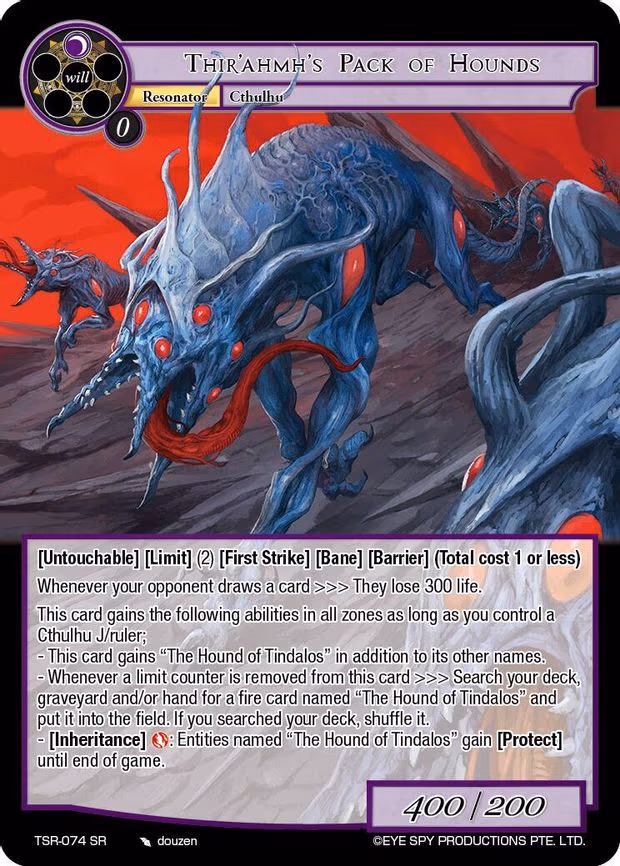 Thir'ahmh's Pack of Hounds - Super Rare (TSR-074 SR)
