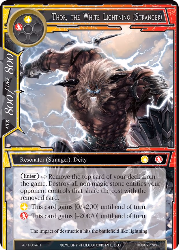 Thor, the White Lightning (Stranger) - Rare (AO1-064)