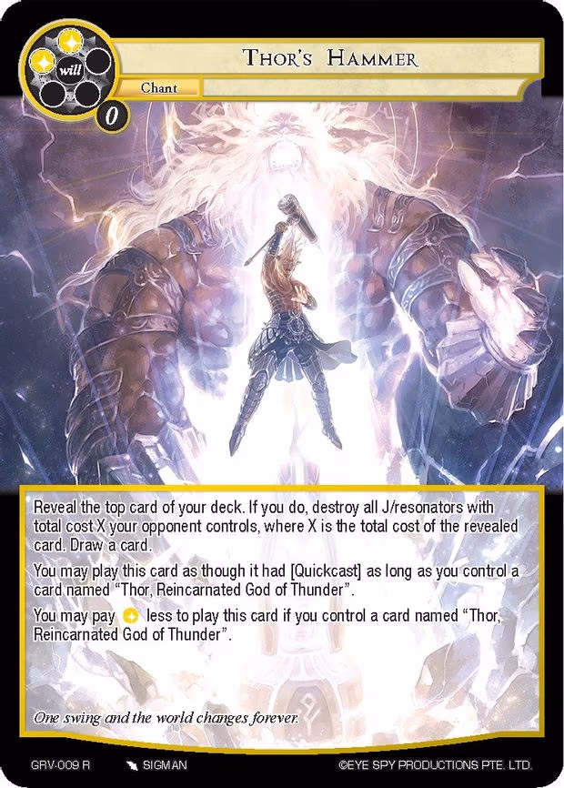 Thor's Hammer - Rare (GRV-009)