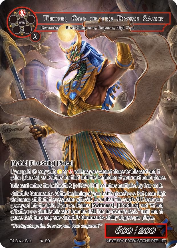 Thoth, God of the Divine Sands - Promo (T4 Buy a Box)
