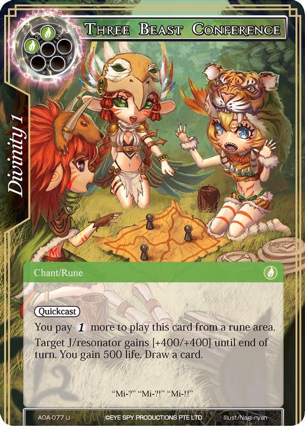 Three Beast Conference - Uncommon (AOA-077)