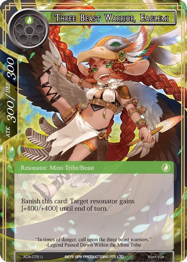 Three Beast Warrior, Eaglemi - Uncommon (AOA-078)