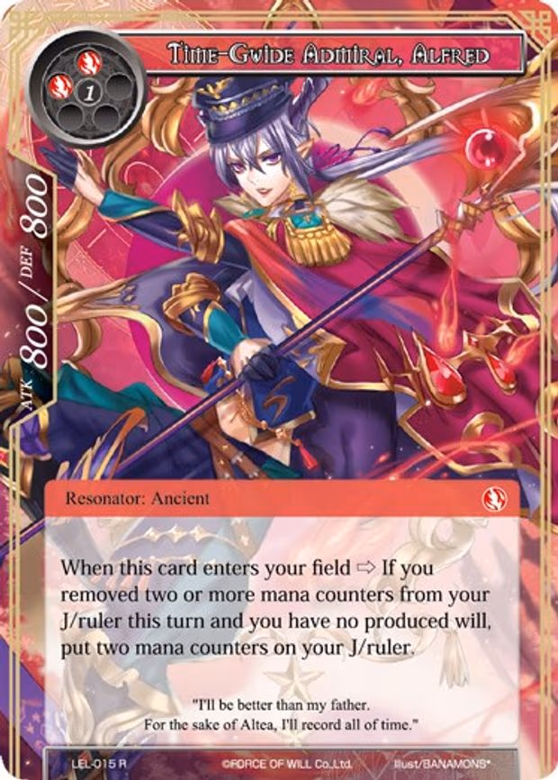 Time-Guide Admiral, Alfred - Rare (LEL-015)