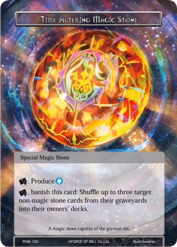 Time Altering Magic Stone