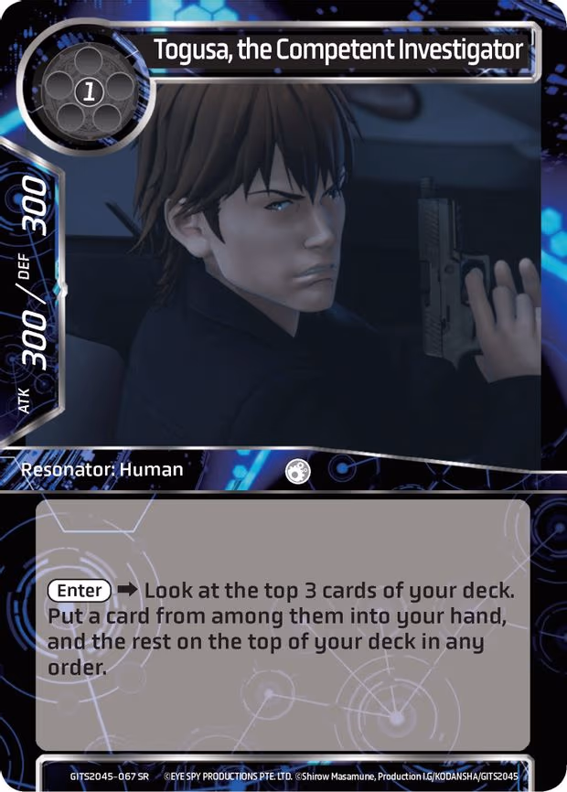 Togusa, the Competent Investigator - Super Rare (GITS2045-067)