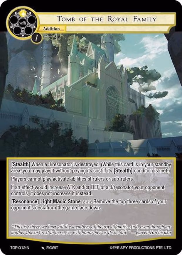 Tomb of the Royal Family - Normal (TOP-012 N)
