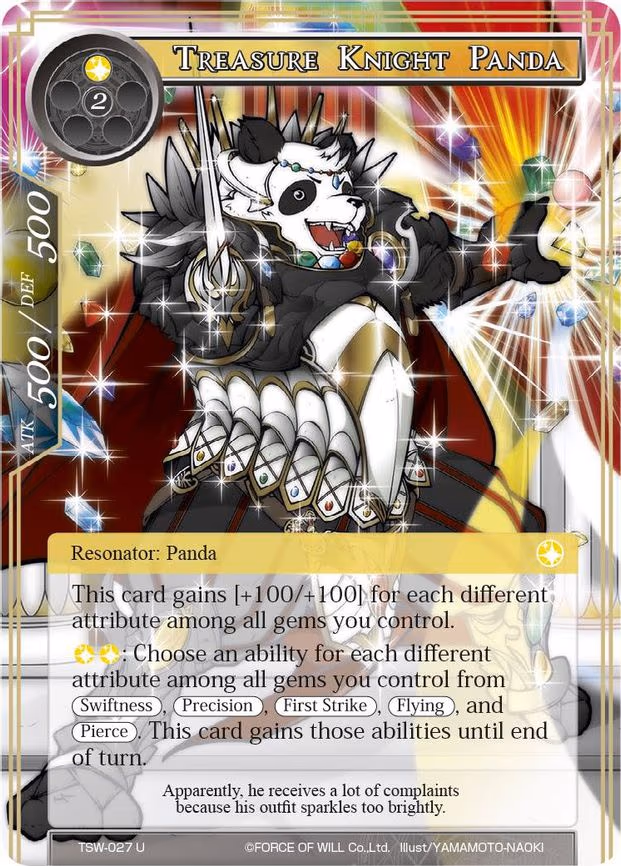 Treasure Knight Panda - Uncommon (TSW-027)