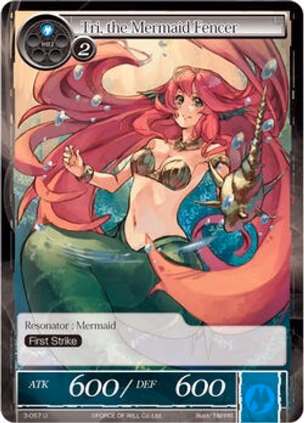 Tri, the Mermaid Fencer - Uncommon (3-057)