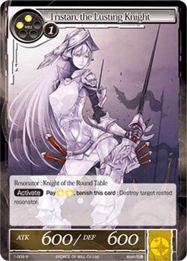 Tristan, the Lusting Knight - Rare (1-009)