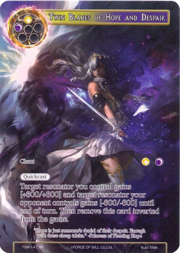 Twin Blades of Hope and Despair // Sword of Fate