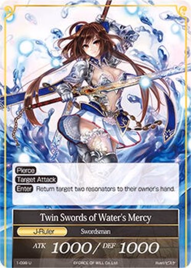 Twin Swords of Water's Mercy // Twin Swords of Water's Mercy - Uncommon (1-099/J)