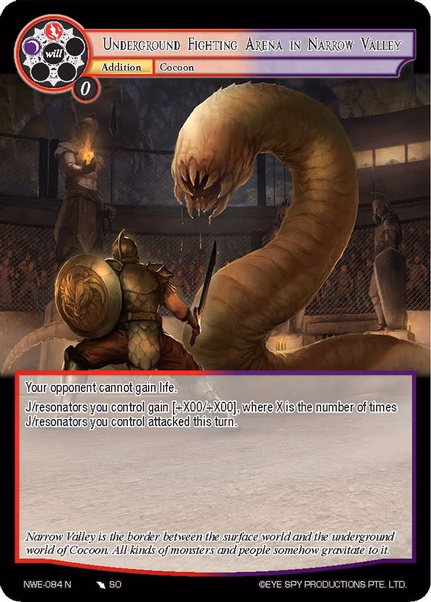Underground Fighting Arena in Narrow Valley - Normal (NWE-084 N)
