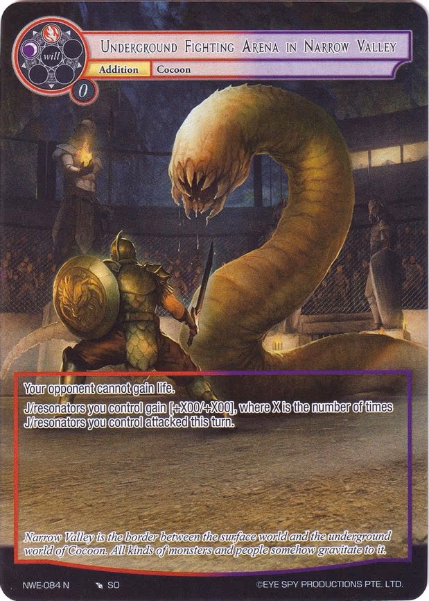 Underground Fighting Arena in Narrow Valley - Normal (NWE-084 N)