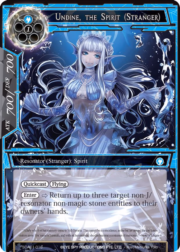 Undine, the Spirit (Stranger) - Starter Exclusive (SDAO1-016)