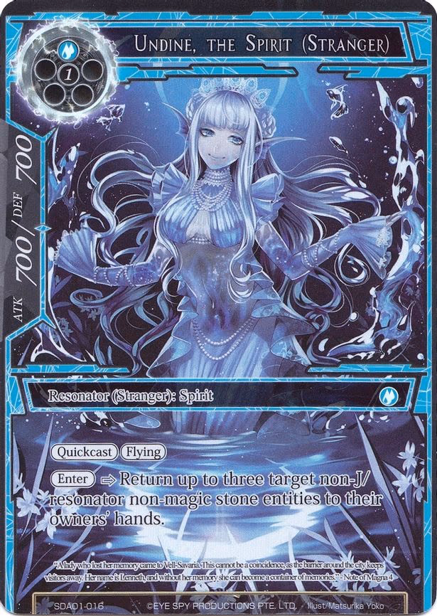 Undine, the Spirit (Stranger) - Starter Exclusive (SDAO1-016)