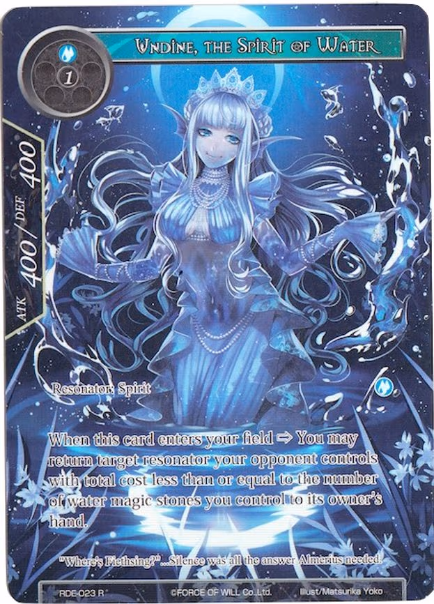 Undine, the Spirit of Water - Rare (RDE-023)