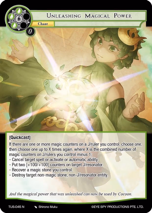 Unleashing Magical Power - Normal (TUS-045 N)