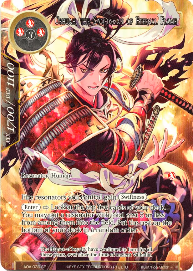 Ushuah, the Swordsman of Eternal Flame