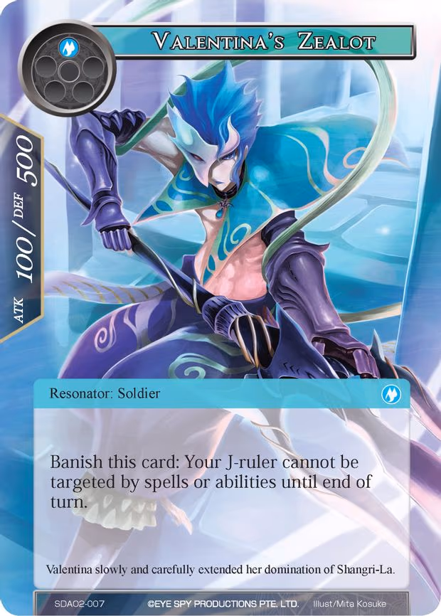 Valentina's Zealot - Starter Exclusive (SDAO2-007)