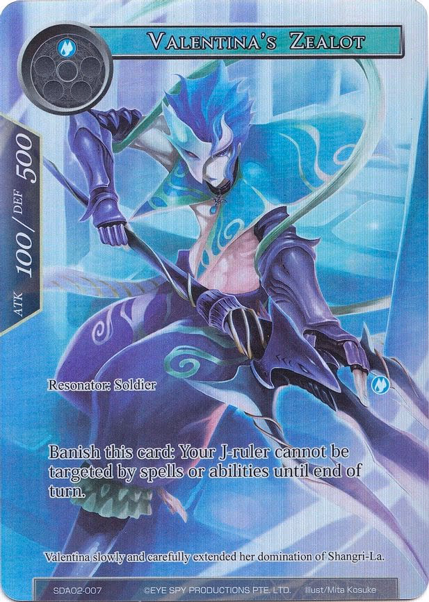 Valentina's Zealot - Starter Exclusive (SDAO2-007)
