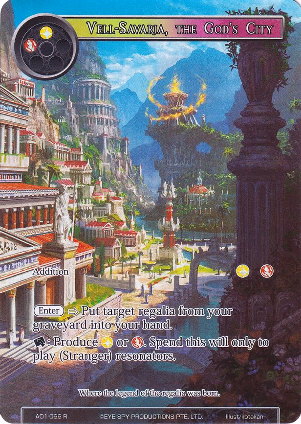 Vell-Savaria, the God's City - Rare (AO1-066)