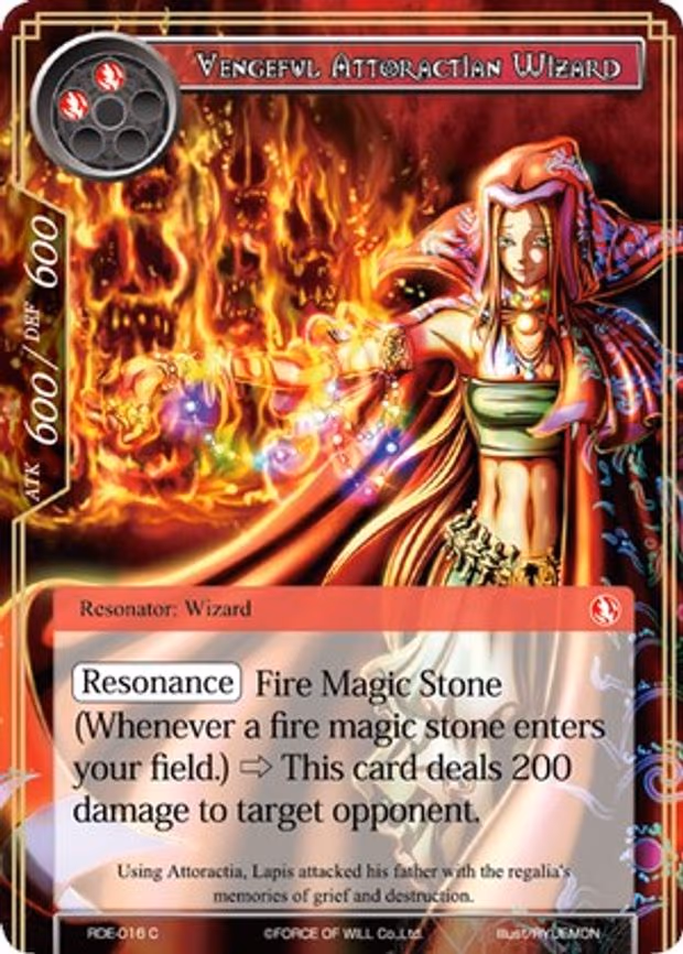 Vengeful Attoractian Wizard - Common (RDE-016)